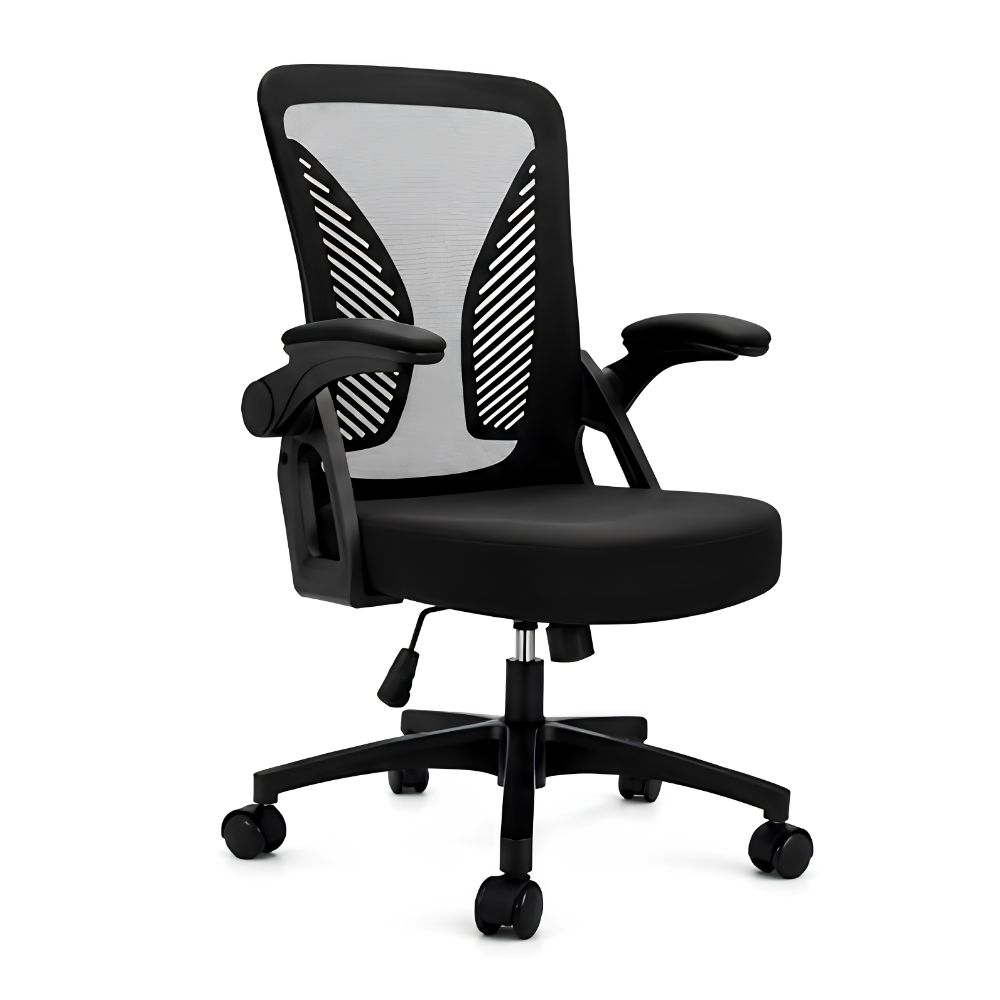 Chaise de Bureau Ergonomique avec Support Lombaire & Hauteur Réglable
