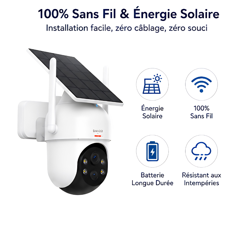 Système de Caméras de Surveillance Solaire Connecté