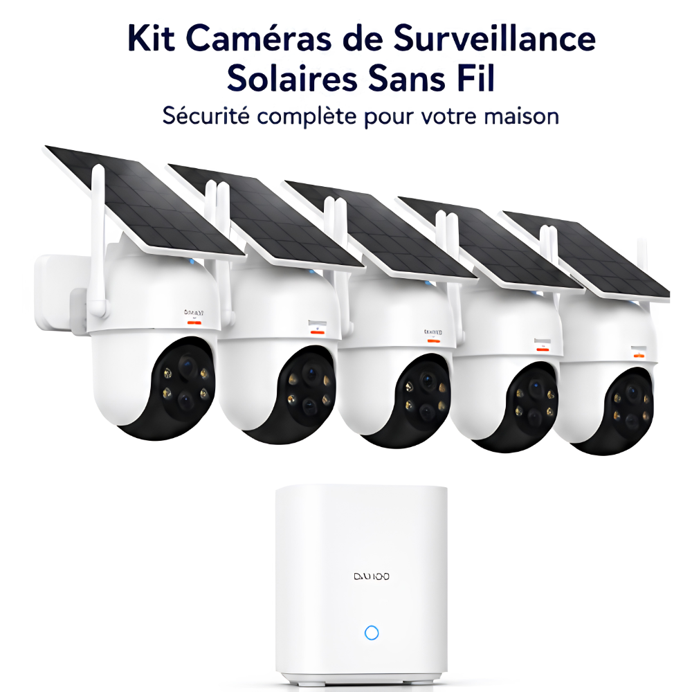 Système de Caméras de Surveillance Solaire Connecté