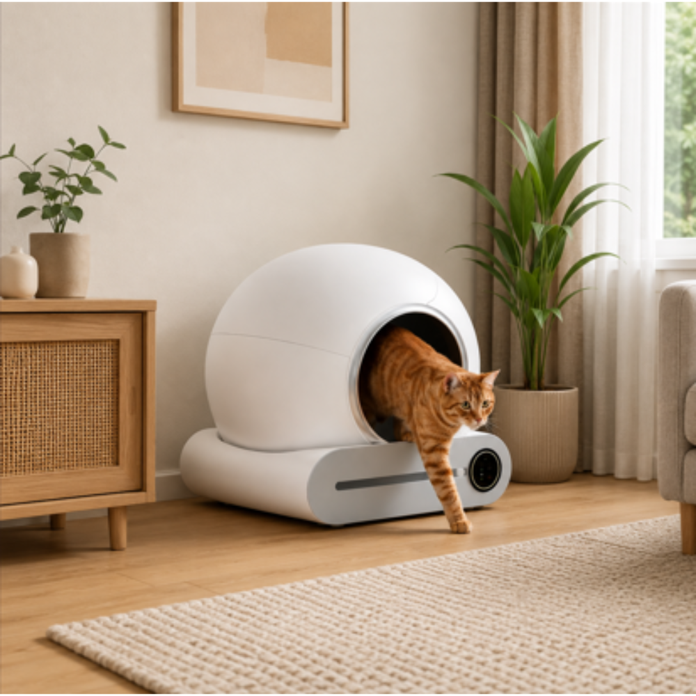 Litière automatique intelligente semi fermée